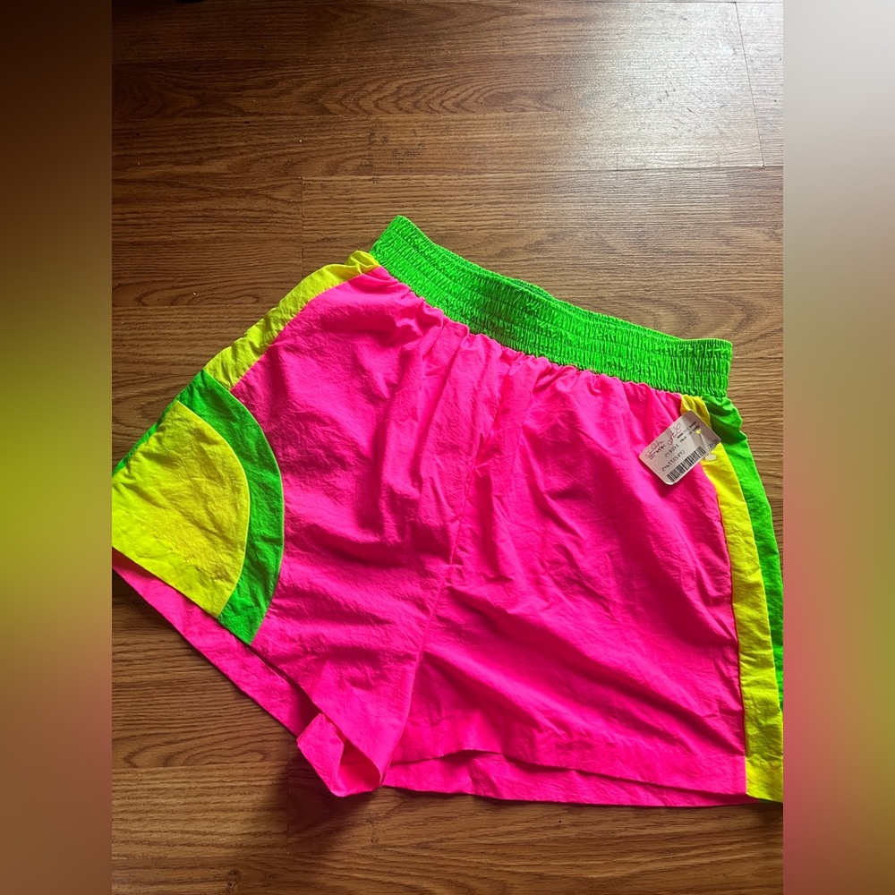 Retro vintage early 90’s fluorescent colored shorts size 12